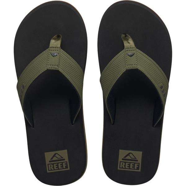 2026 Reef Mens The Layback Sandals CJ4366 - Black / Olive